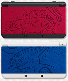 NEW Nintendo 3DS ポケモンセンター限定グラードンデザイン